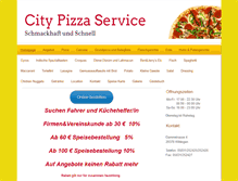 Tablet Screenshot of citypizza-wittingen.de